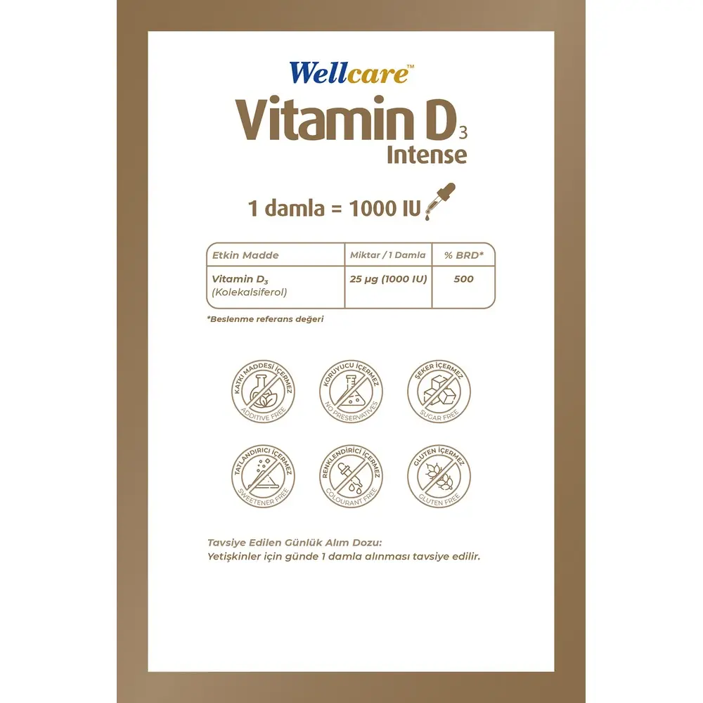 Wellcare Vitamin D3-Intense 12 ml