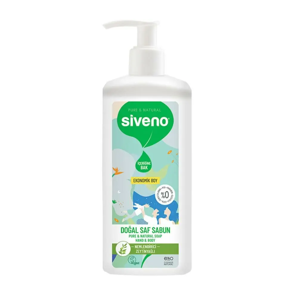Siveno Zeytinyağlı Nemlendirici Doğal Saf Sabun 1 Litre