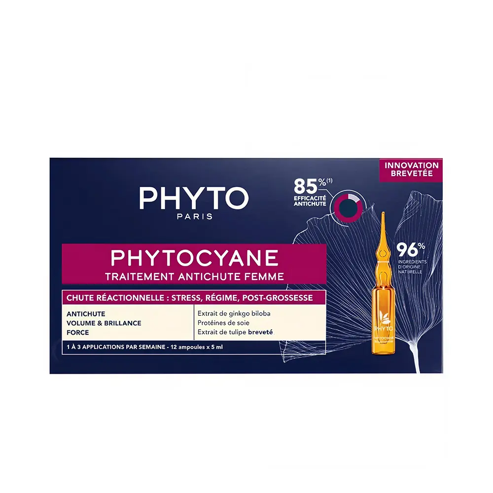 Phyto Phytocyane Women Kadınlar İçin Dönemsel Saç Bakım Serumu 12 x 5 ml