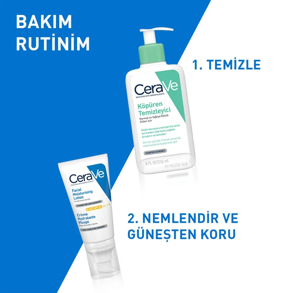 Cerave Facial Moisturising Lotion Yüz Kremi 50 SPF 52 ml