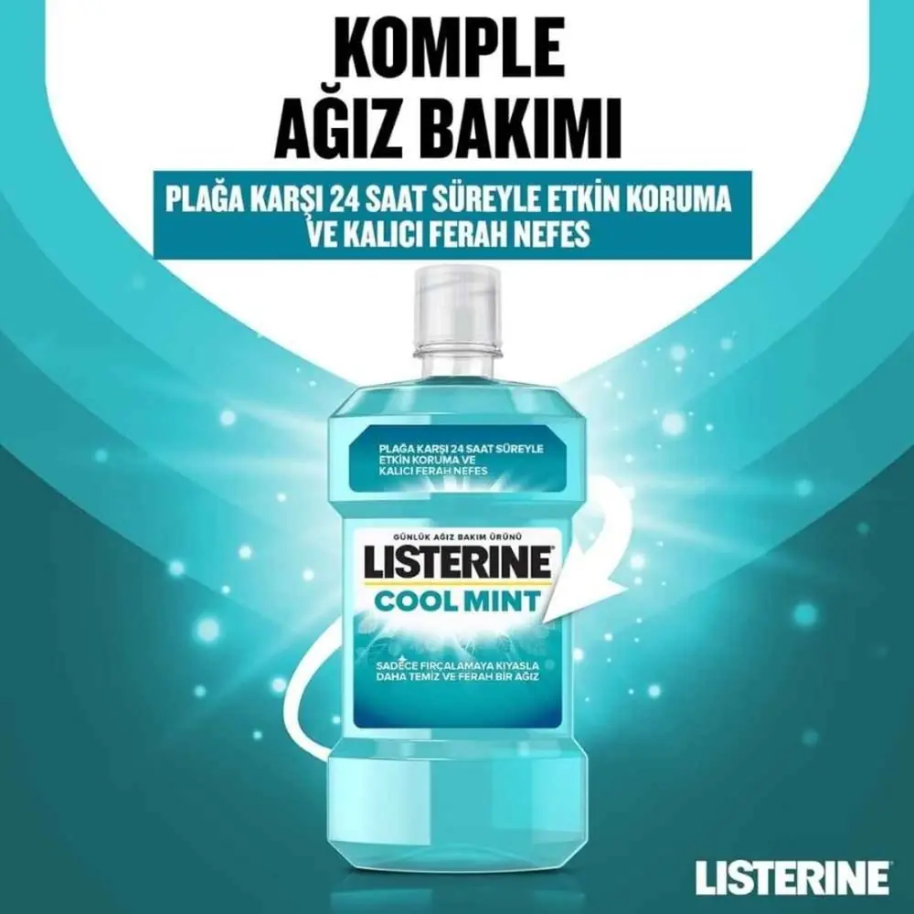 Listerine Cool Mint Ağız Bakım Suyu 1000 ml