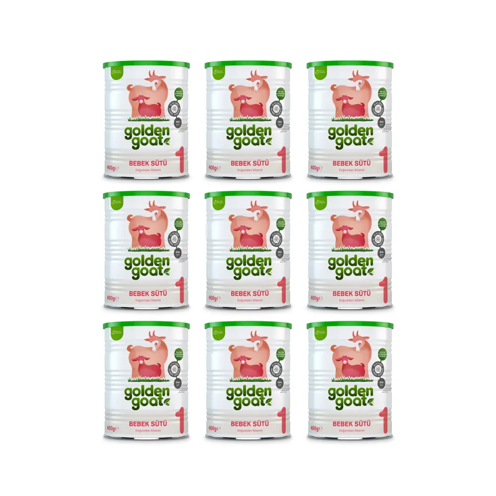 Golden Goat Keçi Bebek Sütü 1 Numara 400 g x 9 adet