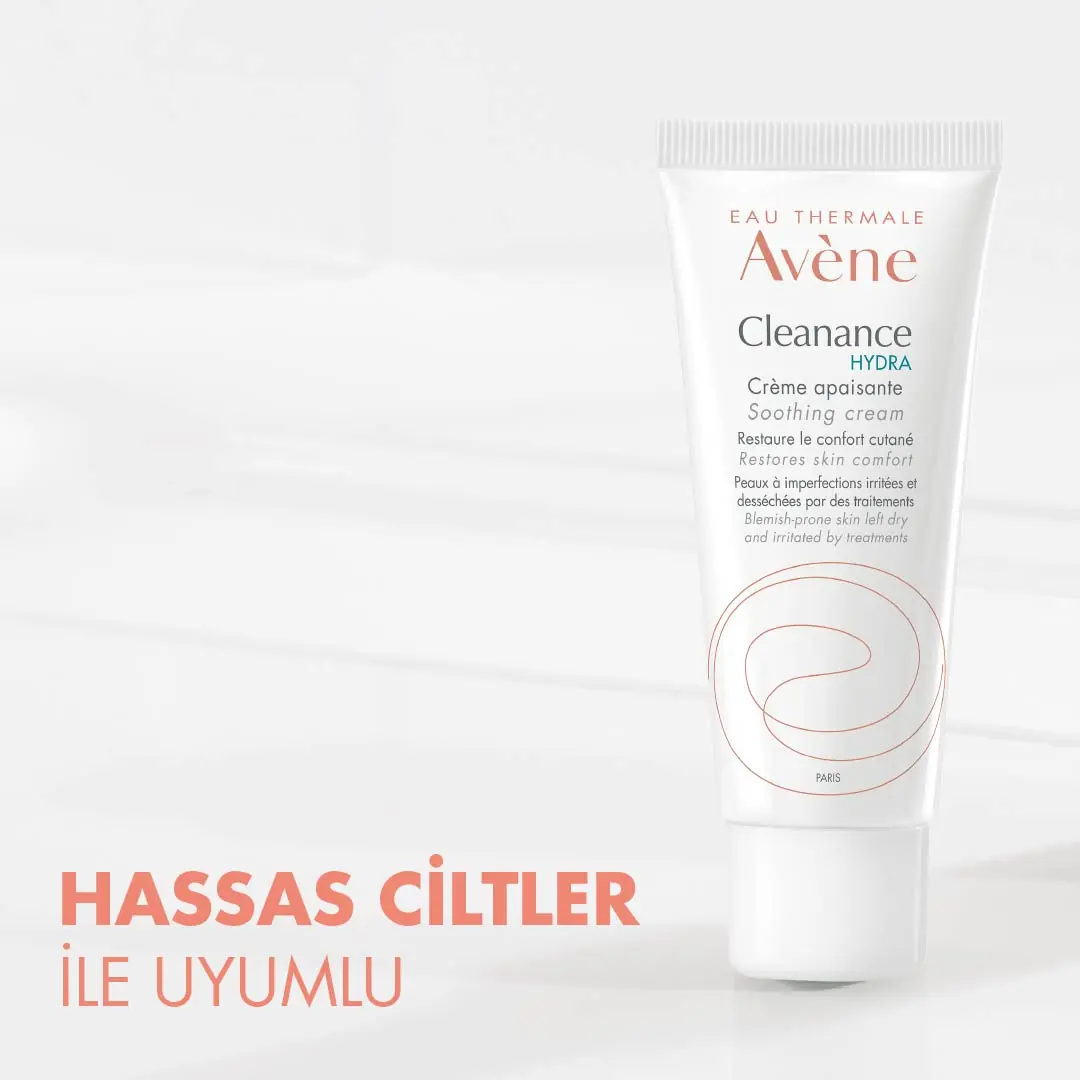 Avene Cleanance Hydra Nemlendirici Krem Yıpranmış ve Kurumuş Ciltler için Yoğun Bakım Etkili Krem 40 ml