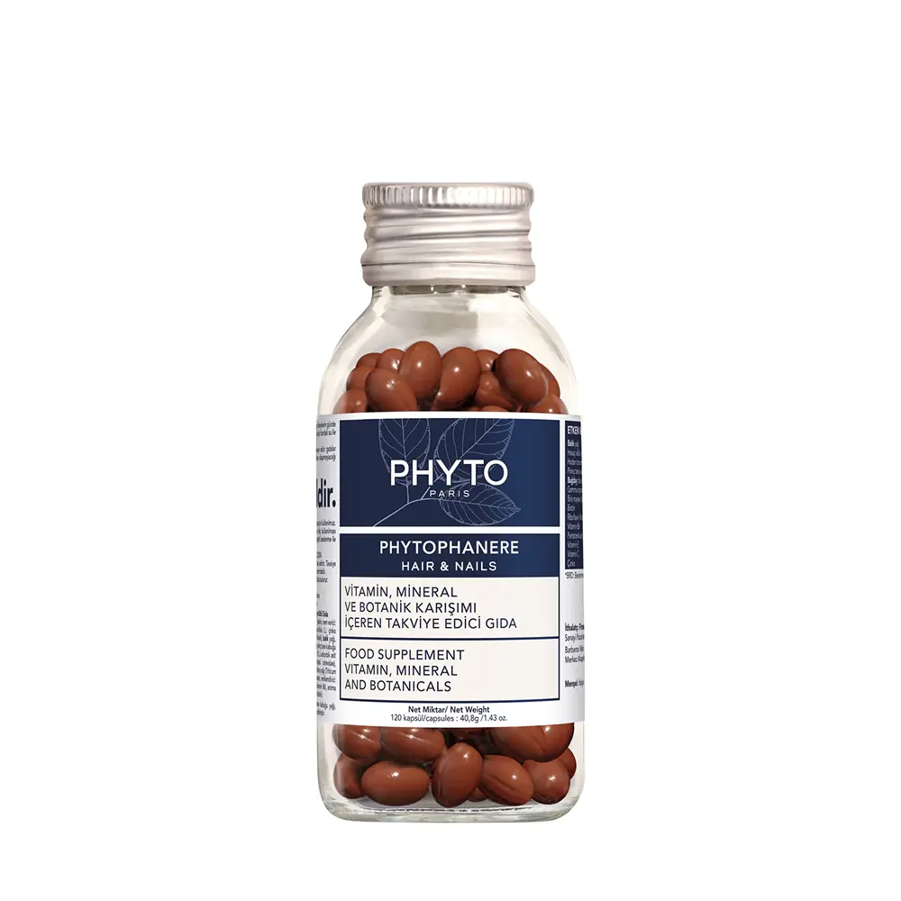 Phyto Phytophanere Hair & Nails Saç ve Tırnak Besleyici Vitamin 120 Kapsül
