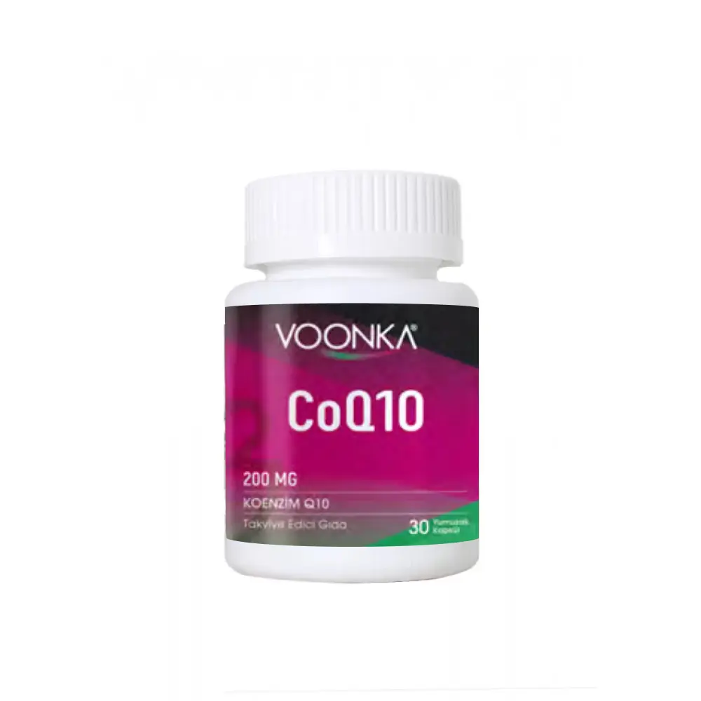 Voonka Co Q10 200 mg Koenzim 30 Yumuşak Kapsül