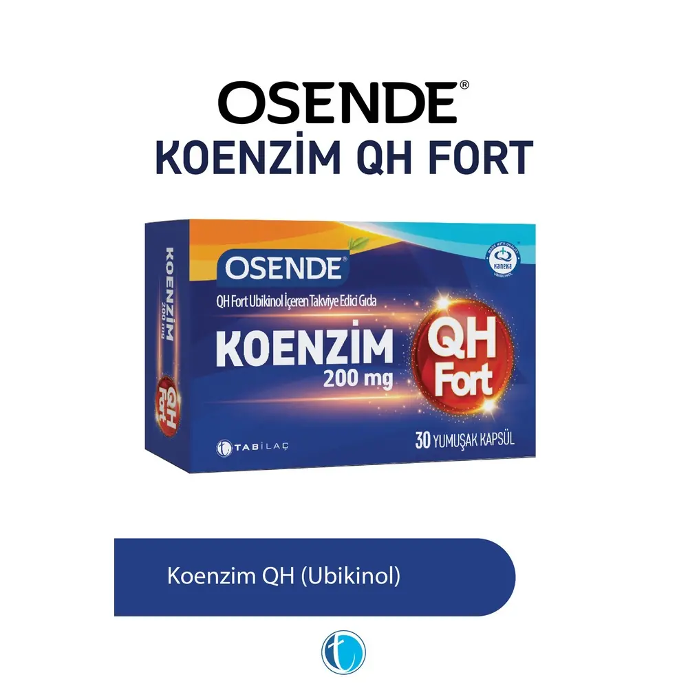 Osende Koenzim 200 mg QH Fort 30 Yumuşak Kapsül