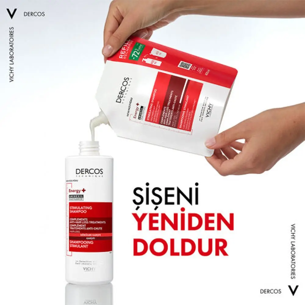 Vichy Dercos Energisant Refill Dökülme Karşıtı Şampuan 400 ml