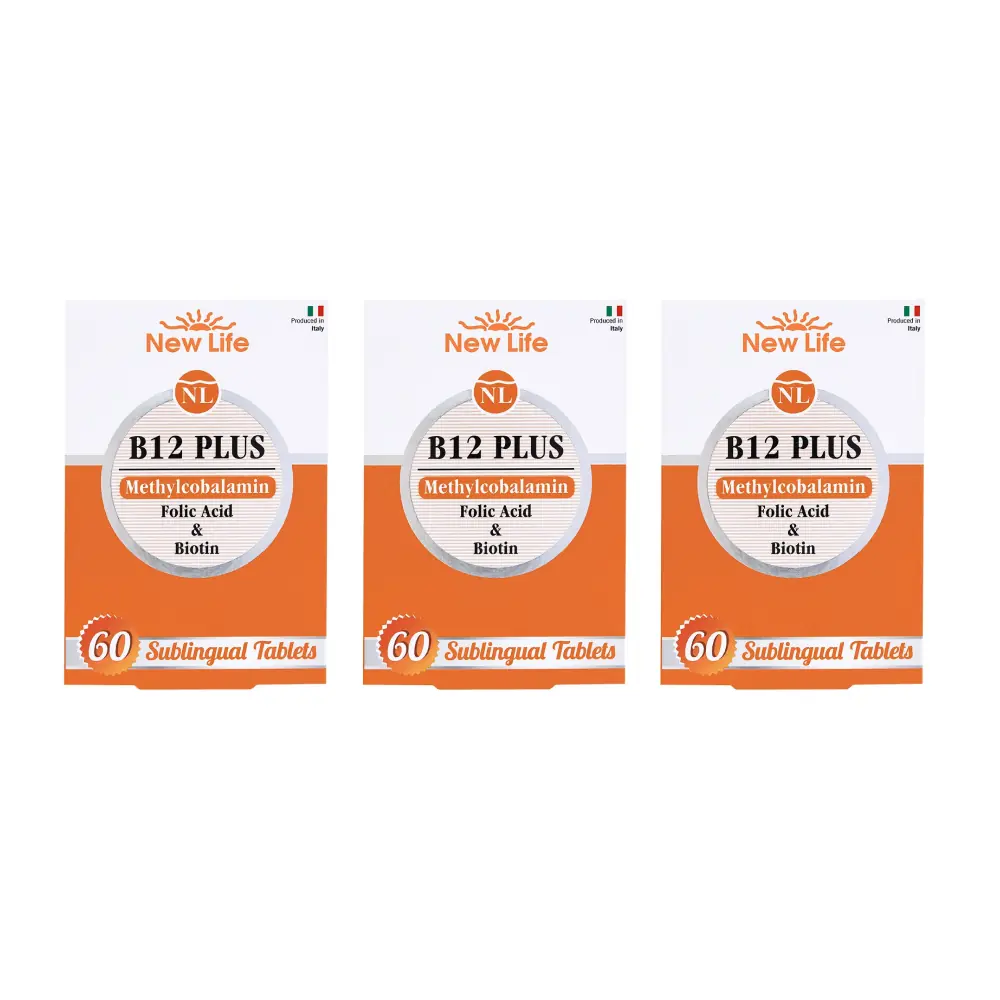 New Life B12 Methyl Plus 60 Tablet x 3