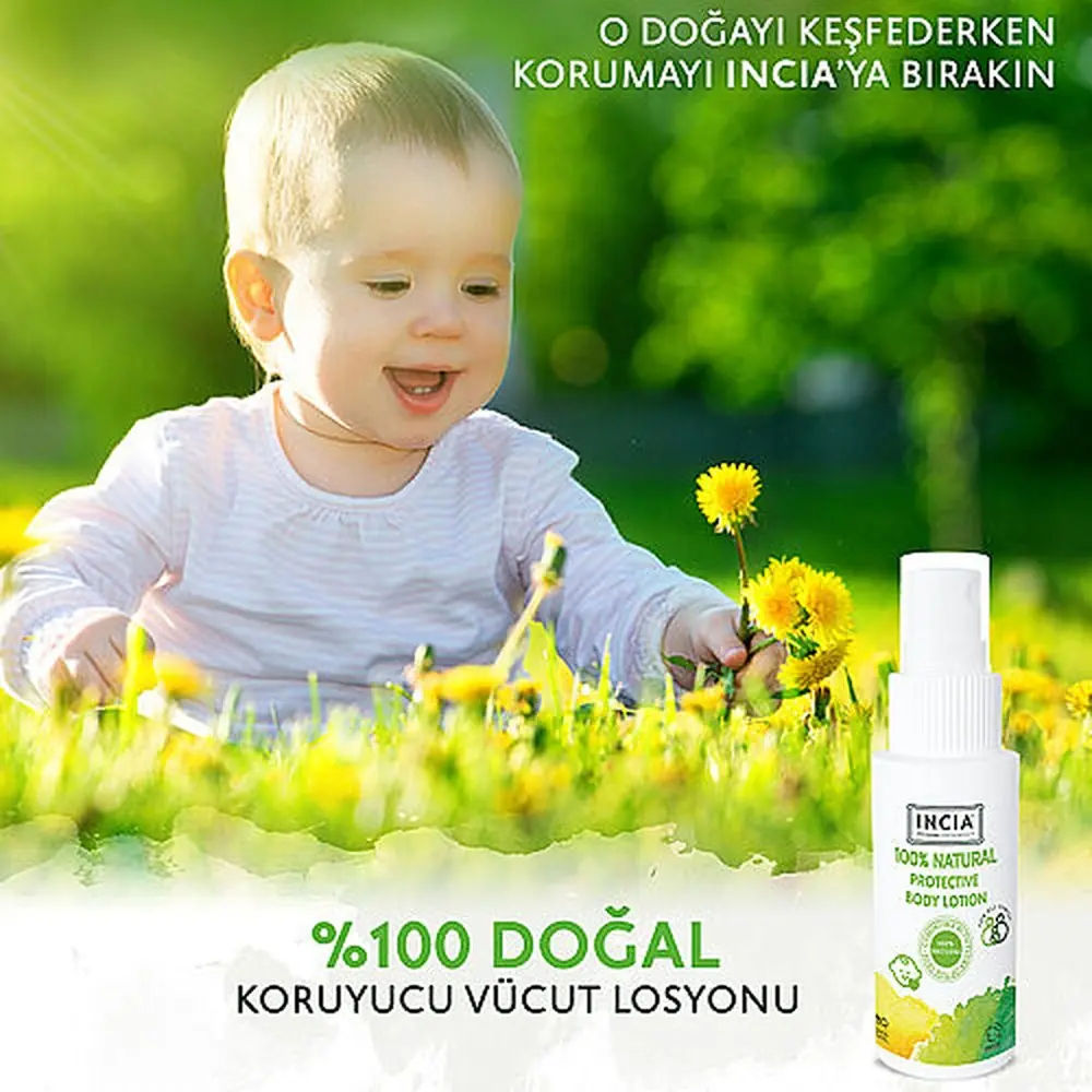 INCIA %100 Doğal Koruyucu Vücut Losyonu 50 ml