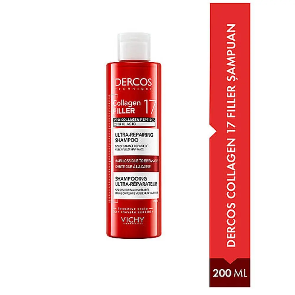 Vichy Collagen 17 Filler Ultra Onarıcı Şampuanı 200 ml