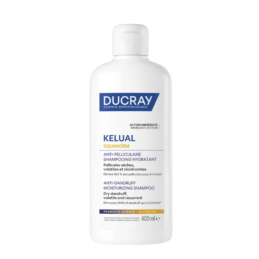 Ducray Kelual Squanorm Kuru Saçlar için Kepek Karşıtı Şampuan 400 ml