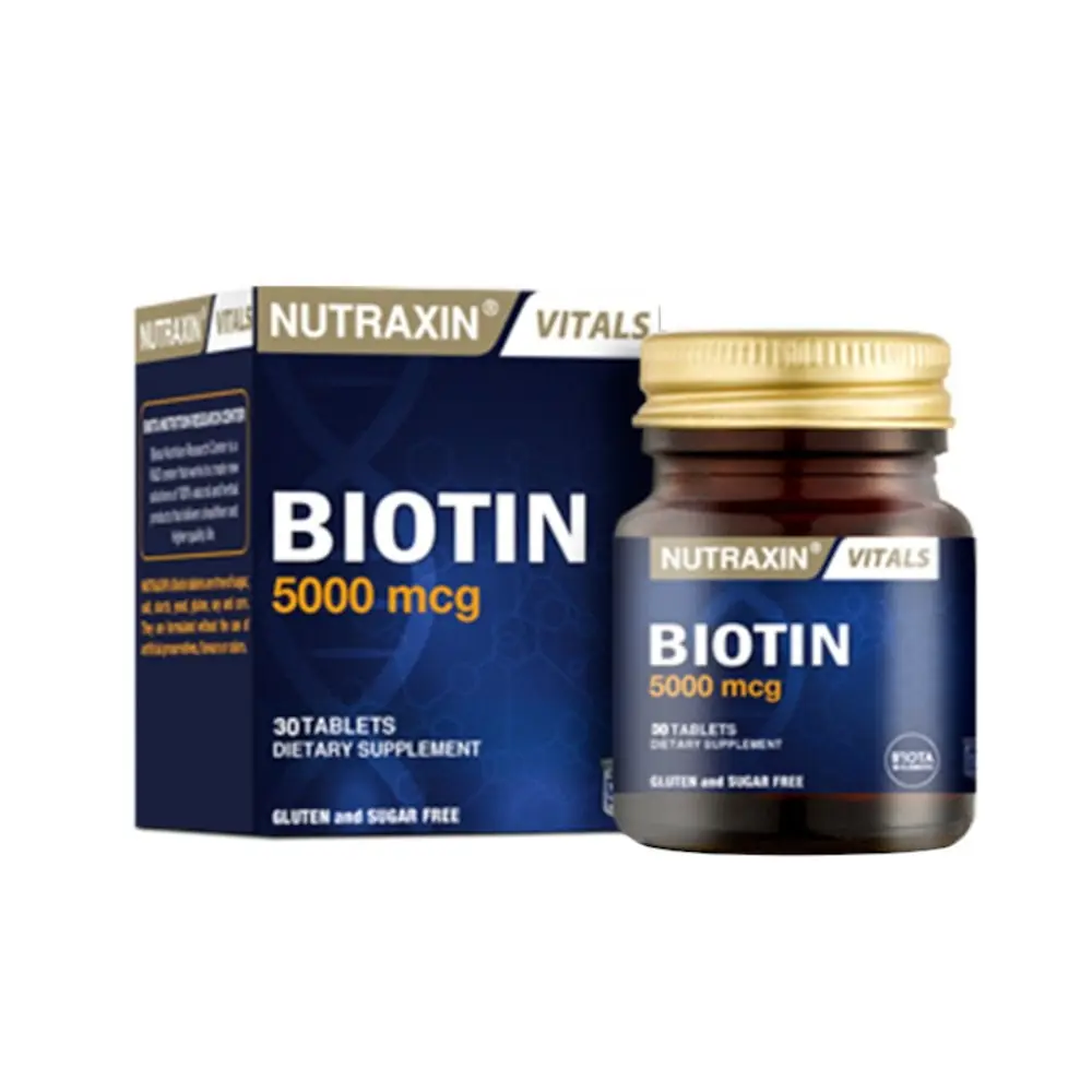 Nutraxin Biotin 5000 mcg 30 Tablet