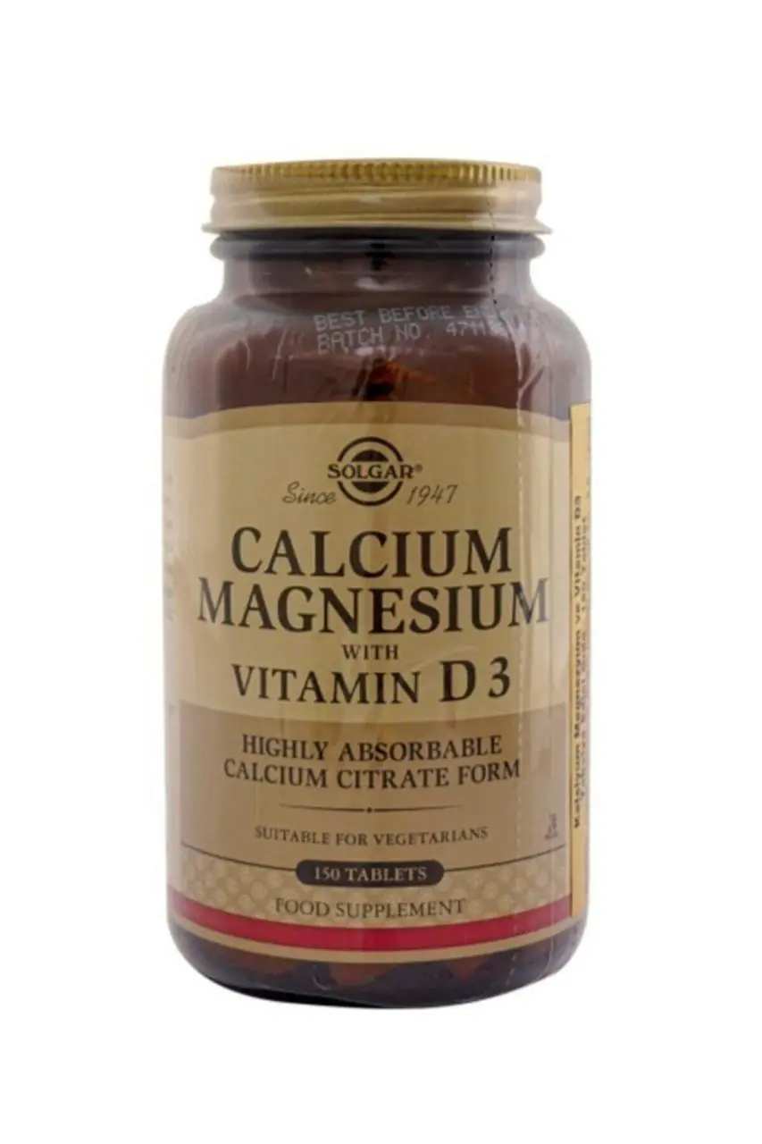 Solgar Calcium Magnesium Vitamin D3 150 Tablet