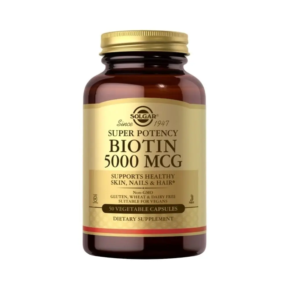 Solgar Biotin 5000 mcg 50 Kapsül