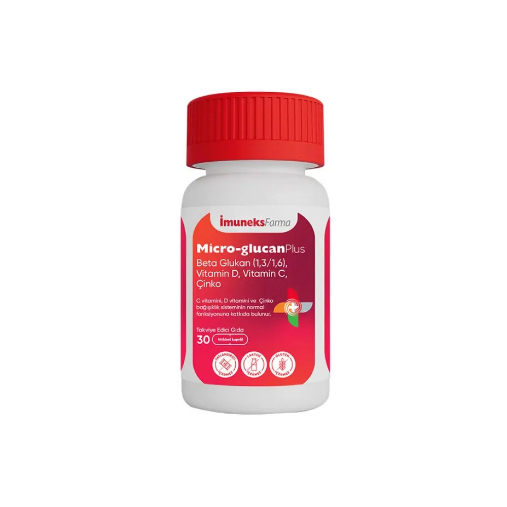 İmuneks Micro Glucan Plus 30 Kapsül
