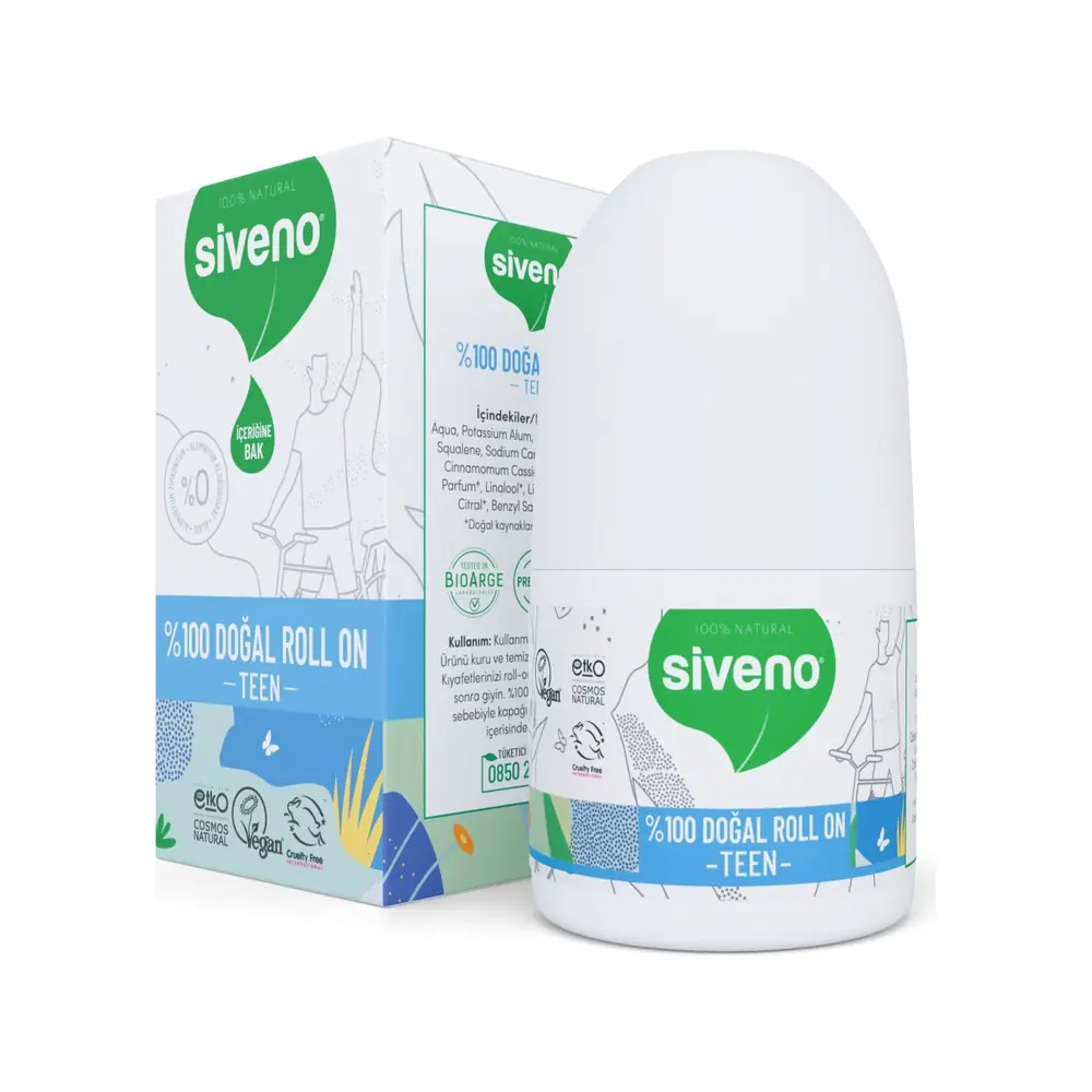 Siveno Doğal Teen Blue Roll-On 50 ml