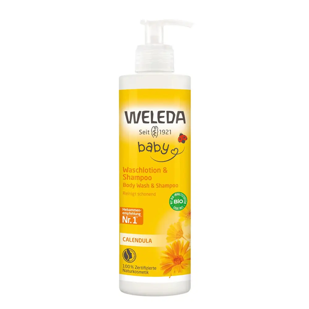 Weleda Baby Calendula Özlü Organik Saç ve Vücut Şampuanı 400 ml