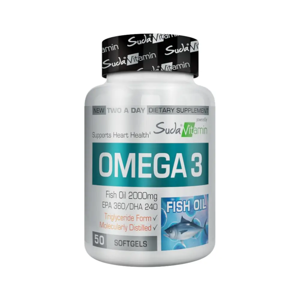 Suda Vitamin Omega 3 50 Yumuşak Jel Kapsül