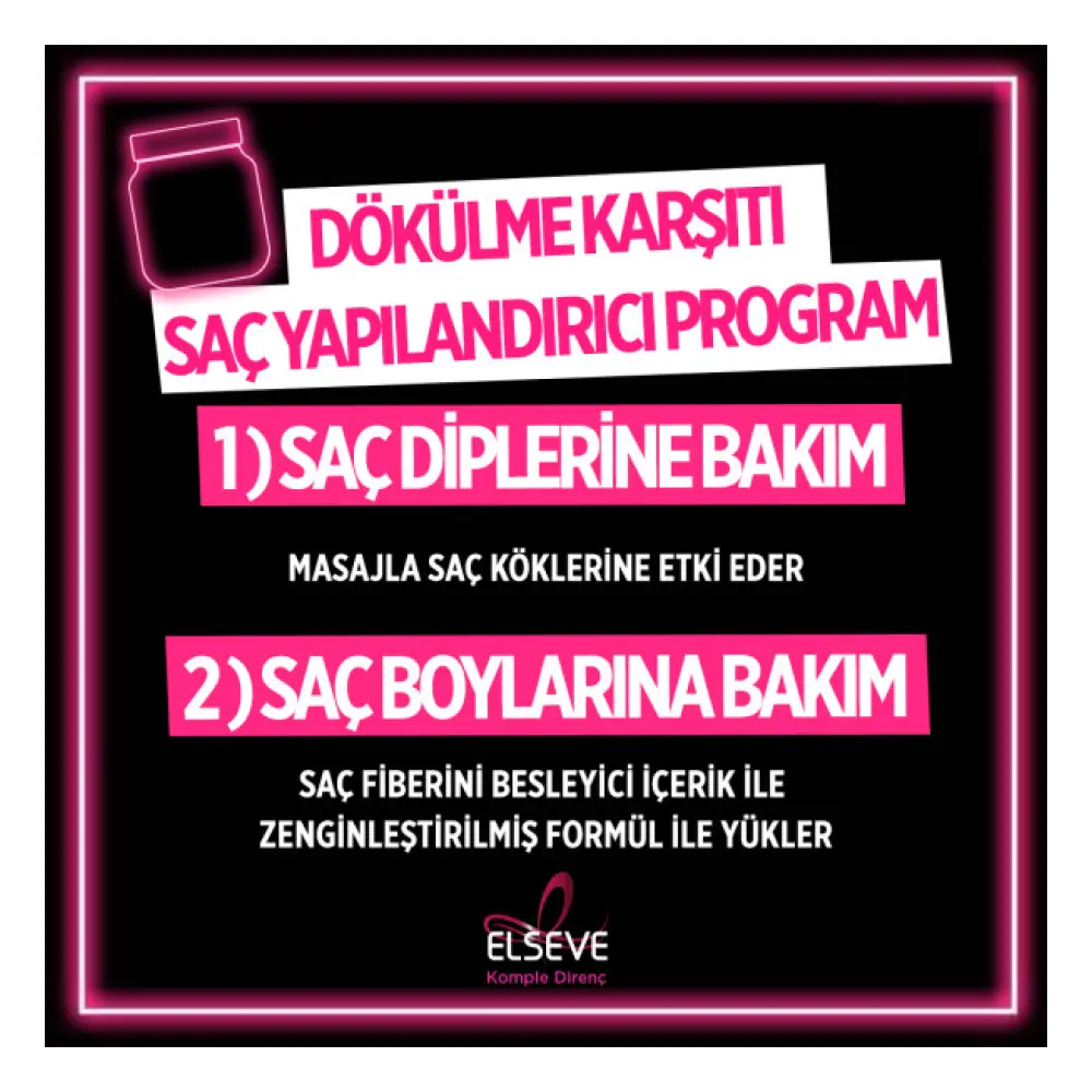 Elseve Komple Direnç Dökülme Karşıtı Güçlü Saç Maskesi 300 ml