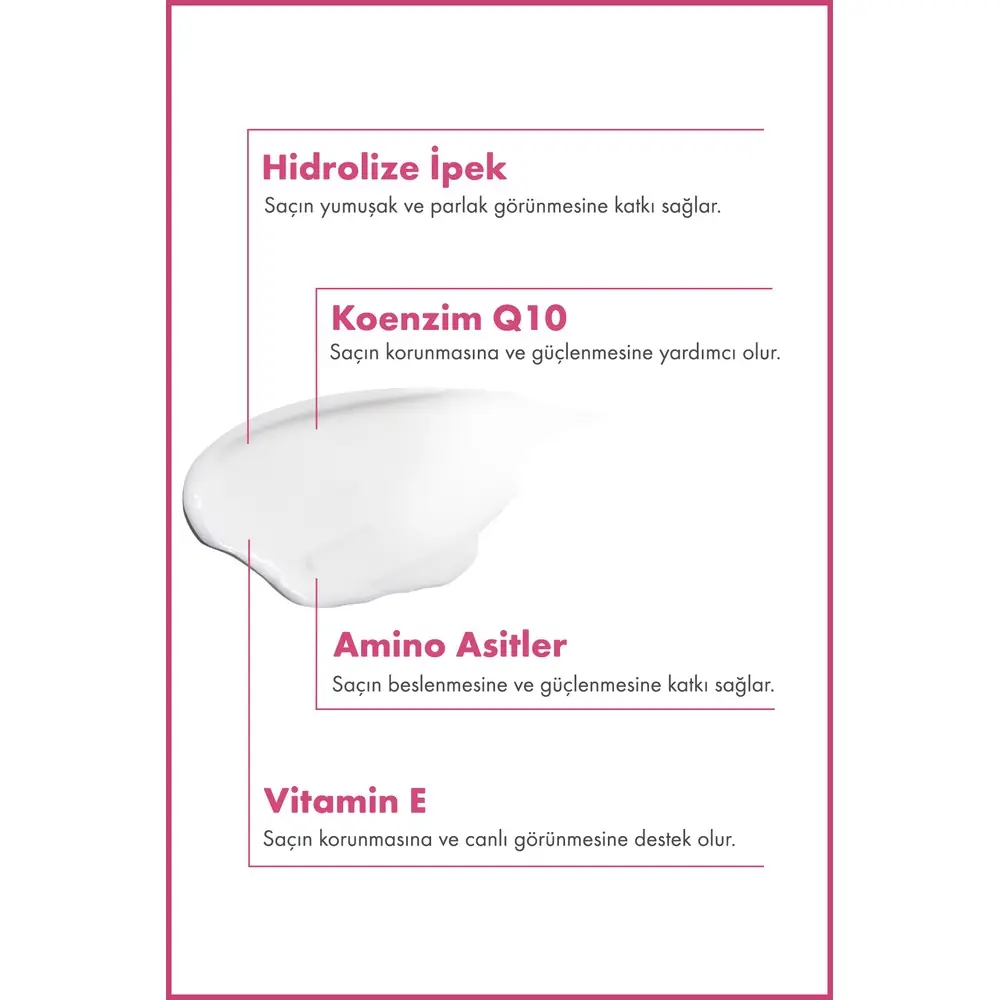 Maruderm Coenzyme Q10 ve Protein İçeren İpeksi Dokunuş Saç Maskesi 50 ml