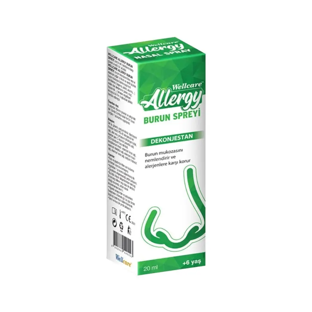 Wellcare Allergy Nasal Burun Spreyi 20 ml