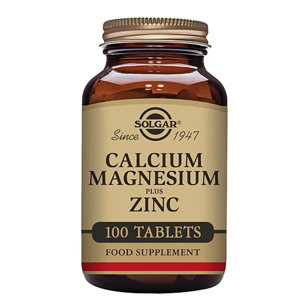 Solgar Calcium Magnesium Plus Zinc 100 Tablet