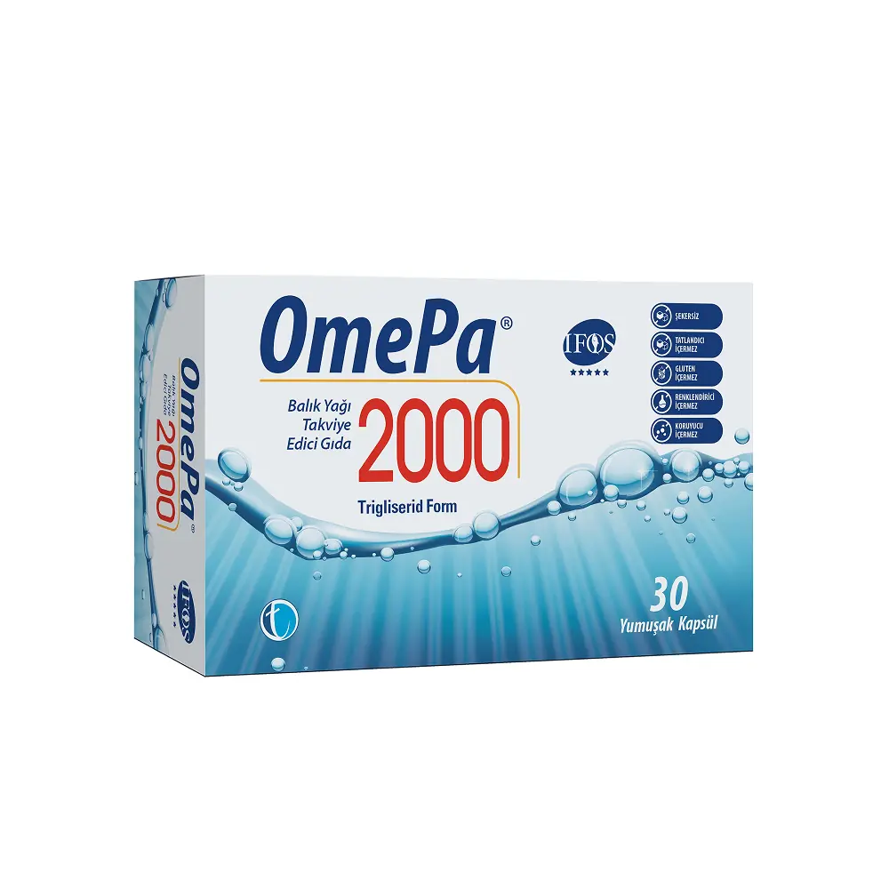 Tab İlaç Omepa 2000 Balık Yağı 30 Yumuşak Kapsül