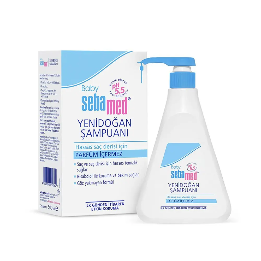 Sebamed Yenidoğan Bebek Şampuanı 500 ml