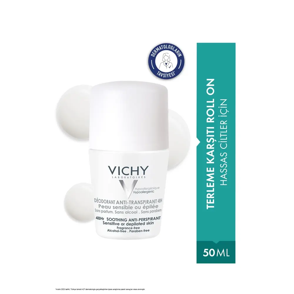Vichy Sensitive Roll-On Hassas Ciltler İçin Deodorant 50 ml