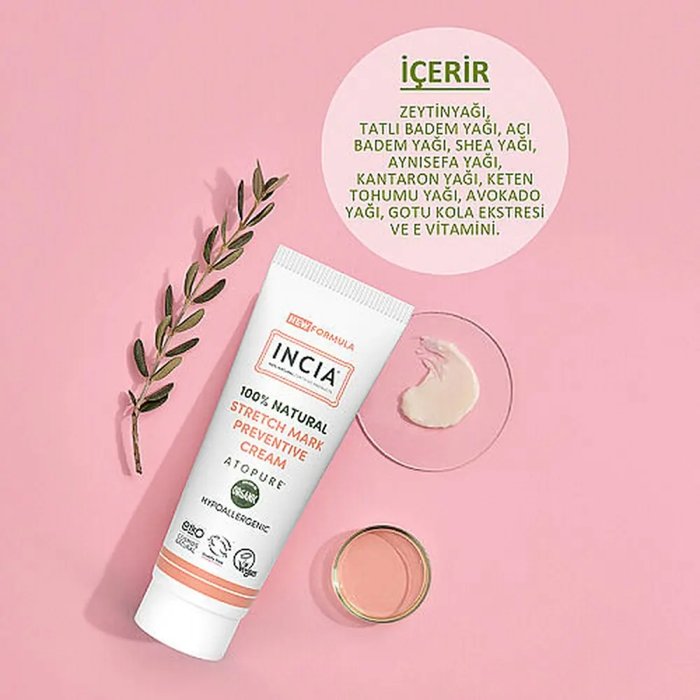 INCIA Doğal Karın Çatlak Kremi 75 ml