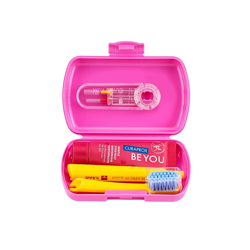 Curaprox Travel Set - Pembe