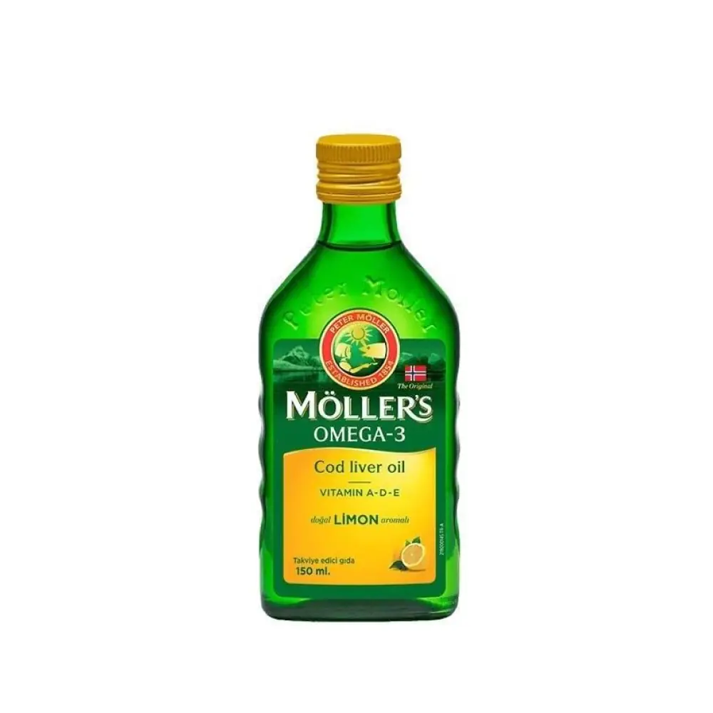 Möllers Omega 3 Limon Aromalı Balık Yağı 150 ml