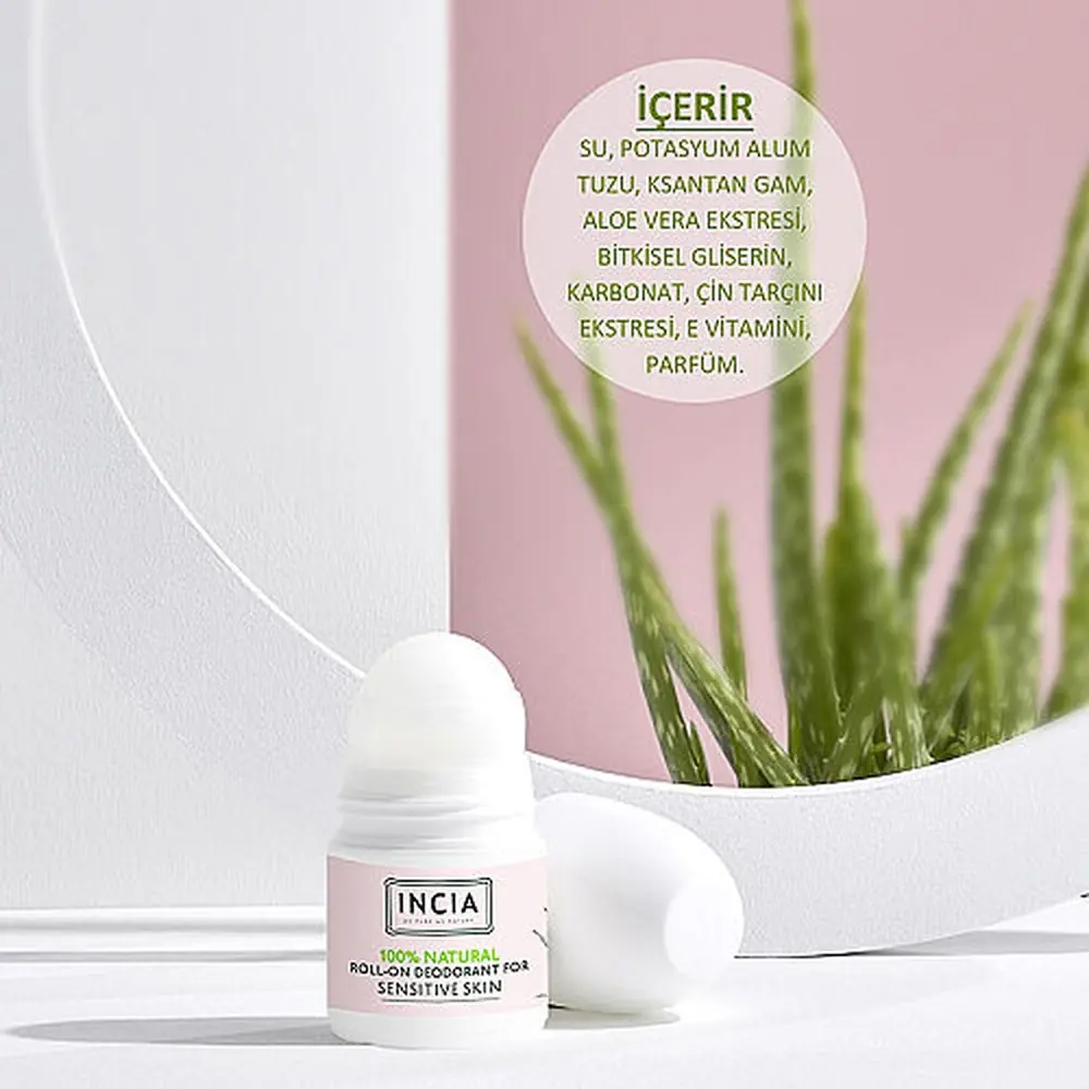 INCIA Hassas Ciltler İçin Roll-On Sensitive 50 ml