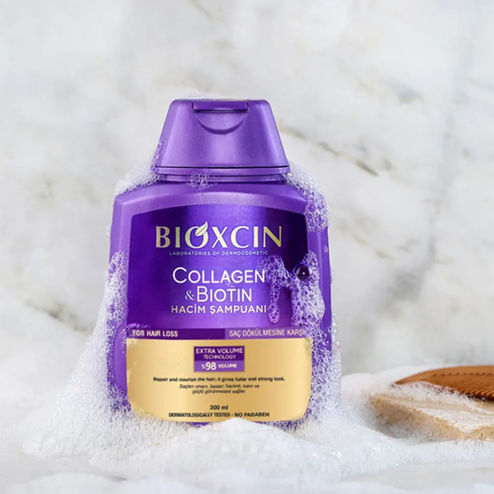 Bioxcin Collagen & Biotin Ekstra Hacim &  Dolgunlaştırıcı Şampuan 300 ml