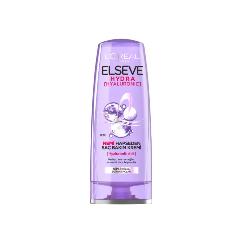 Elseve Hydra Hyaluronic Nemi Hapseden Saç Bakım Kremi 390 ml