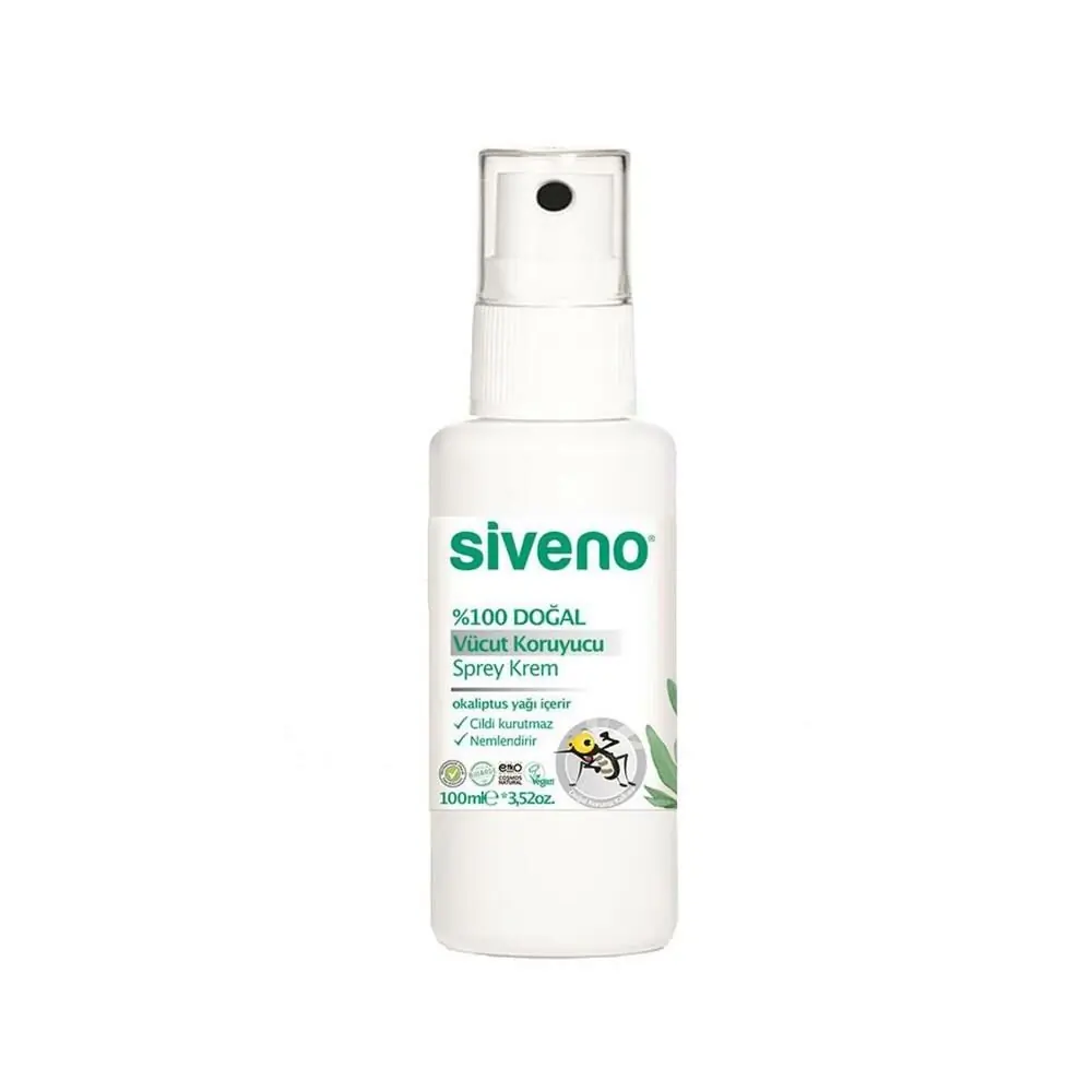 Siveno Doğal Vücut Koruyucu Sprey Krem 100 ml