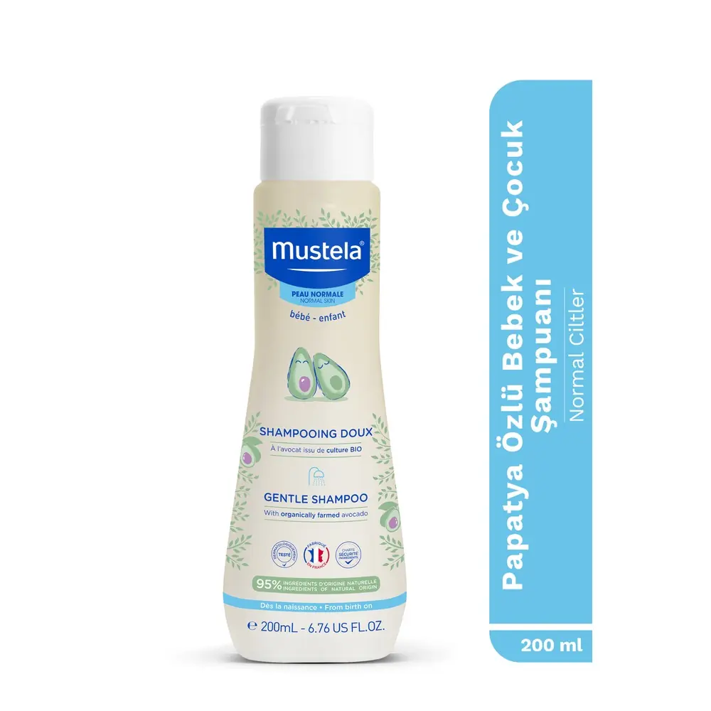 Mustela Gentle Göz Yakmayan Bebek Şampuanı 200 ml