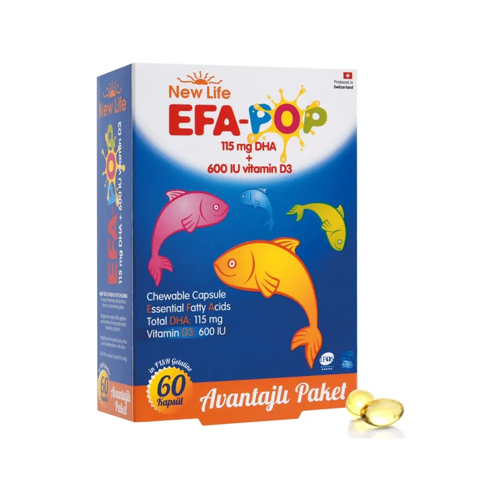 New Life Efa Pop 60 Çiğnenebilir Kapsül