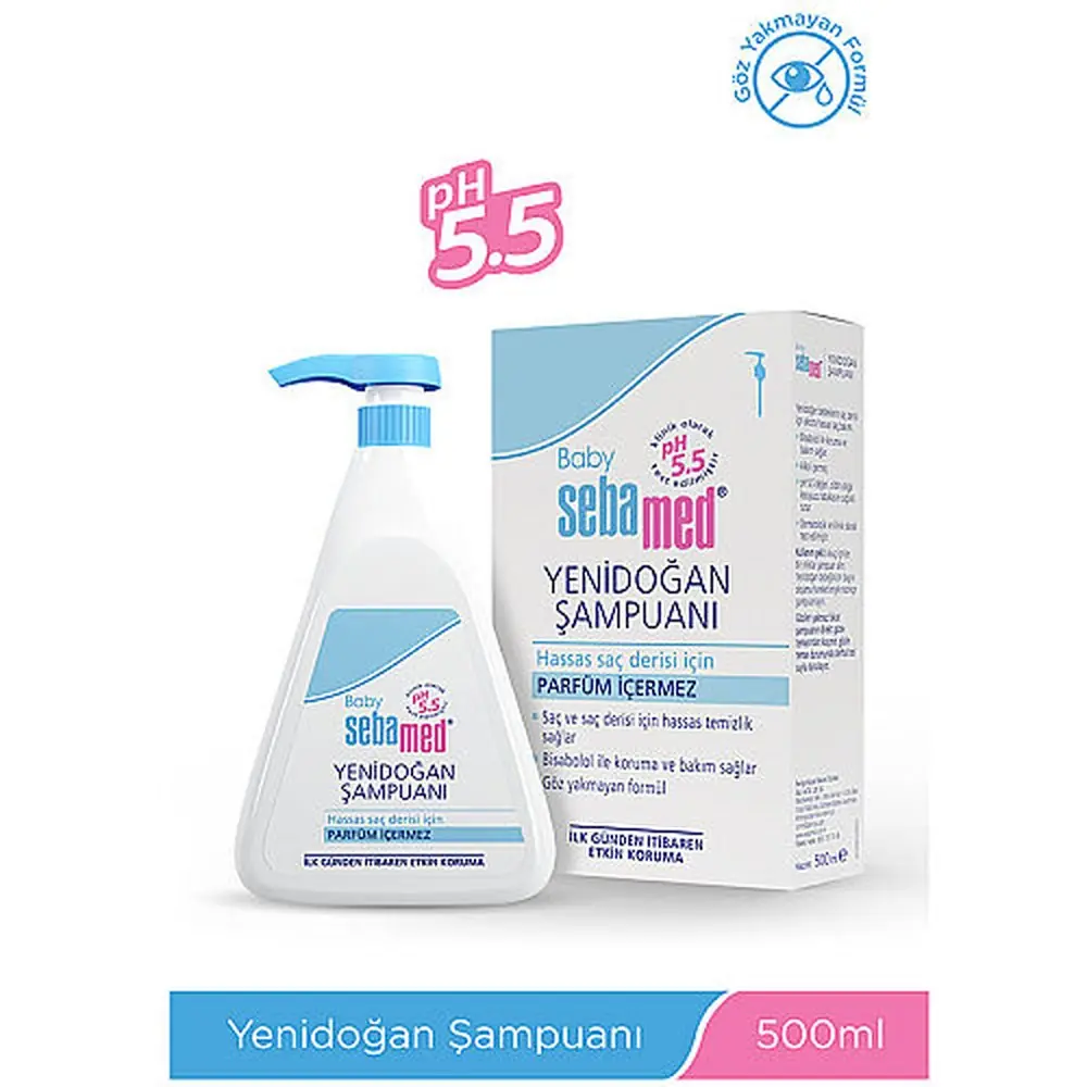 Sebamed Yenidoğan Bebek Şampuanı 500 ml
