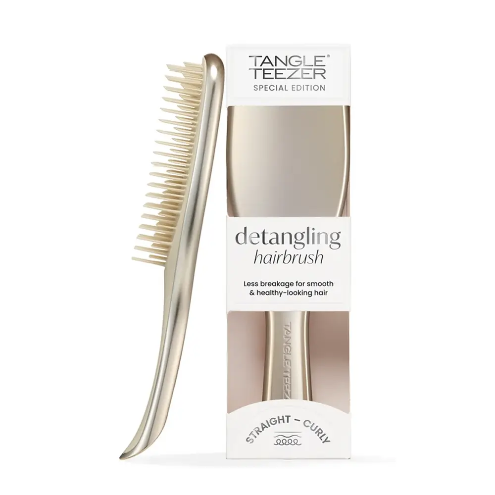 Tangle Teezer The Ultimate Detangler Elektriklenme Önleyici Orta Boy Saç Fırçası - Champagne Gold Chrome