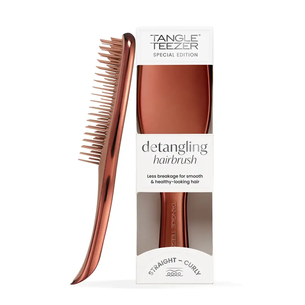 Tangle Teezer The Ultimate Detangler Elektriklenme Önleyici Orta Boy Saç Fırçası - Chocolate Bronze Chrome
