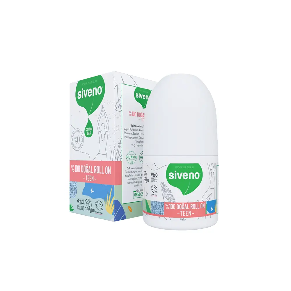 Siveno Doğal Roll-On Teen Pink 50 ml