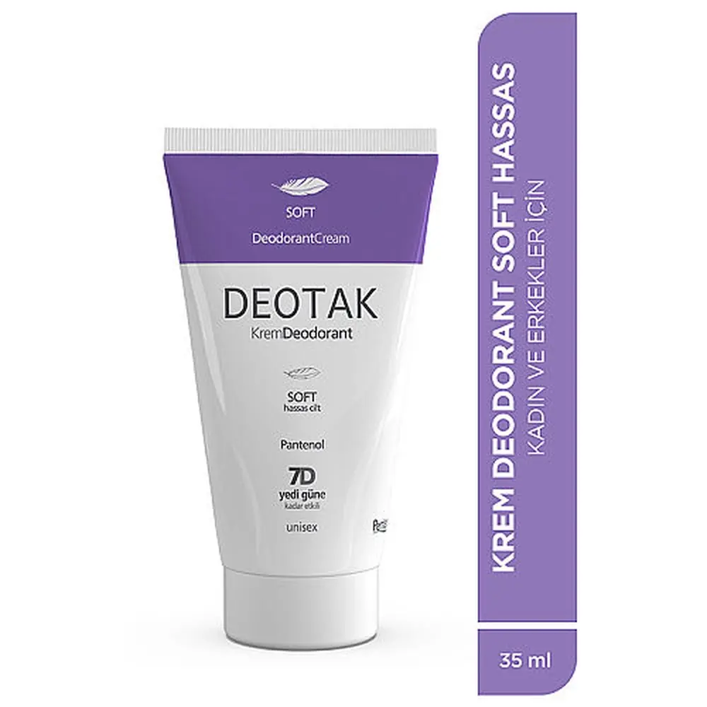 Deotak Deodorant Soft Krem Hassas Cilt 35 ml
