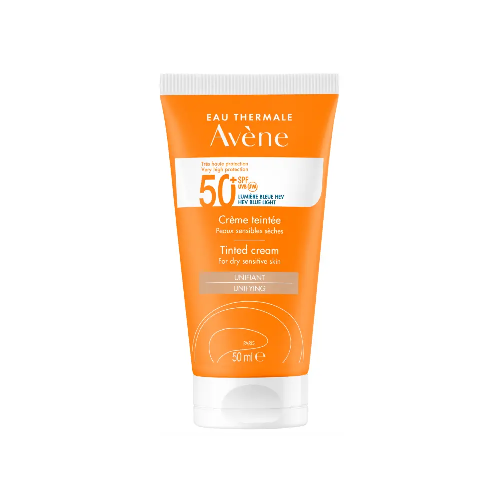 Avene Cream Tinted SPF50+ Kuru Ciltler için Renkli Güneş Kremi Yüksek Koruma ve Nemlendirici Etkili 50 ml