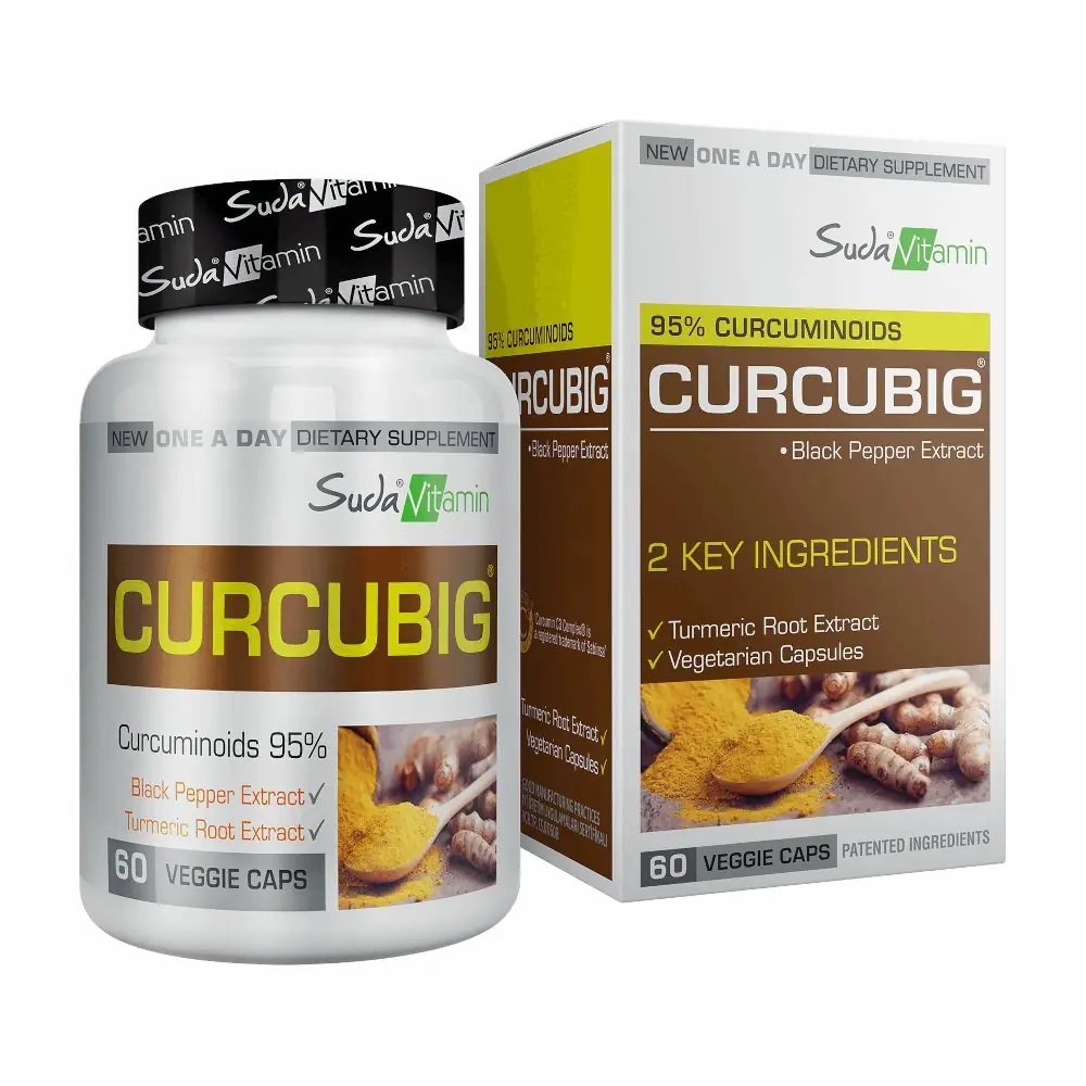 Suda Vitamin Curcubig Zerdeçal 60 Vegi Kapsül