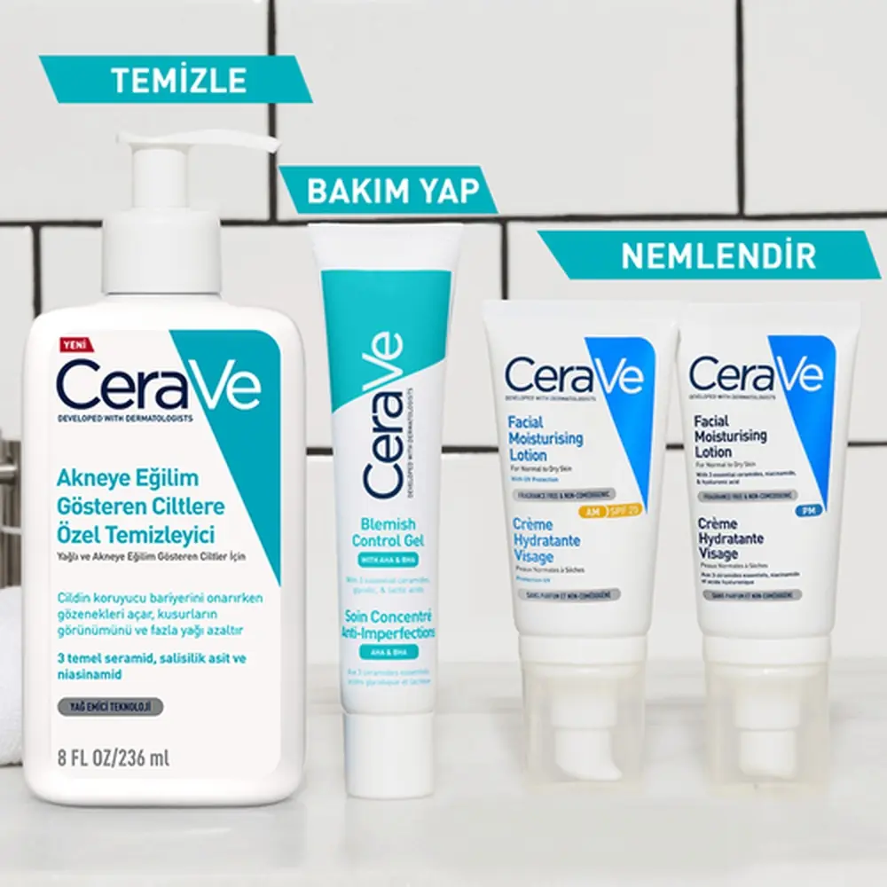 Cerave Blemish Control Aha/Bha Gel Yüz Bakım Jeli 40 ml