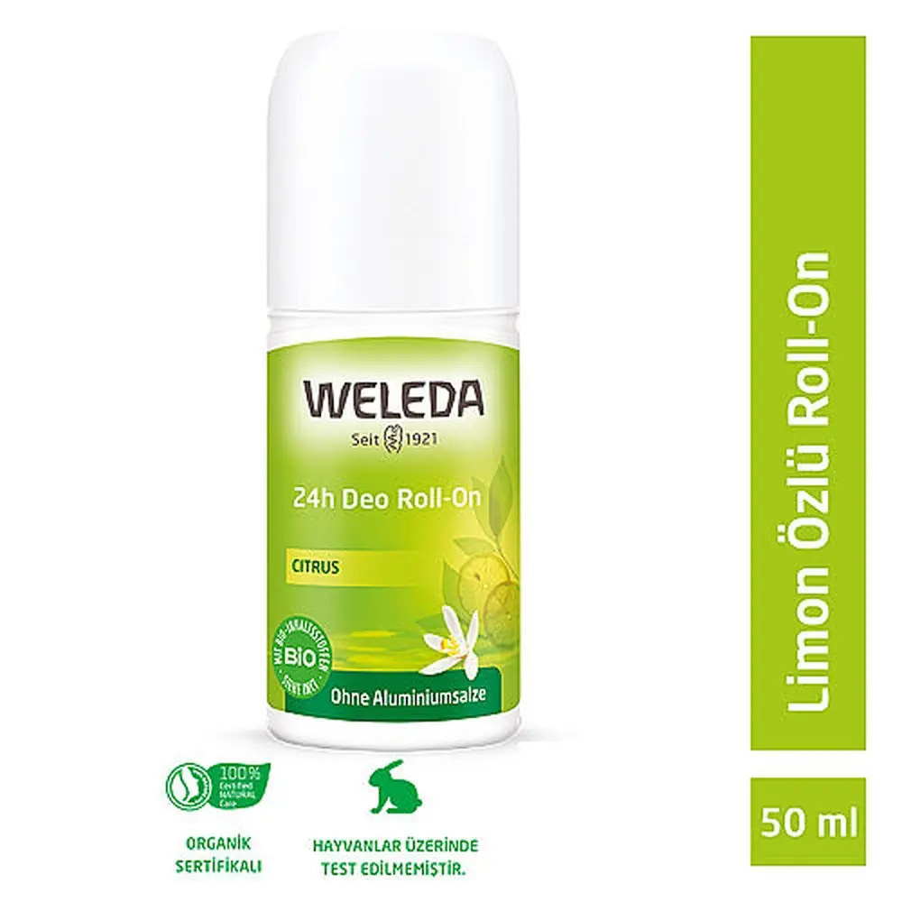 Weleda Limon Özlü Doğal Roll On Deodorant 50 ml