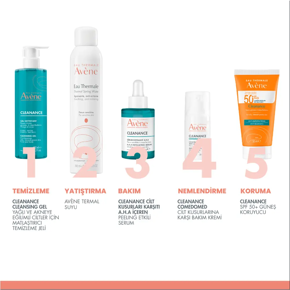 Avene Cleanance Comedomed Cilt Kusurlarına Karşı Yağlı ve Akneye Eğilimli Ciltler için Bakım Kremi 30 ml