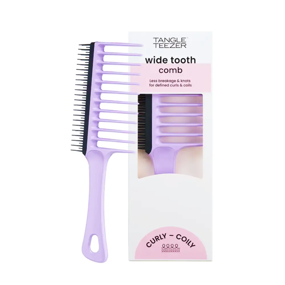 Tangle Teezer Wide Tooth Comb Kıvırcık ve Bukleli Saçlar İçin Saç Fırçası - Purple Passion