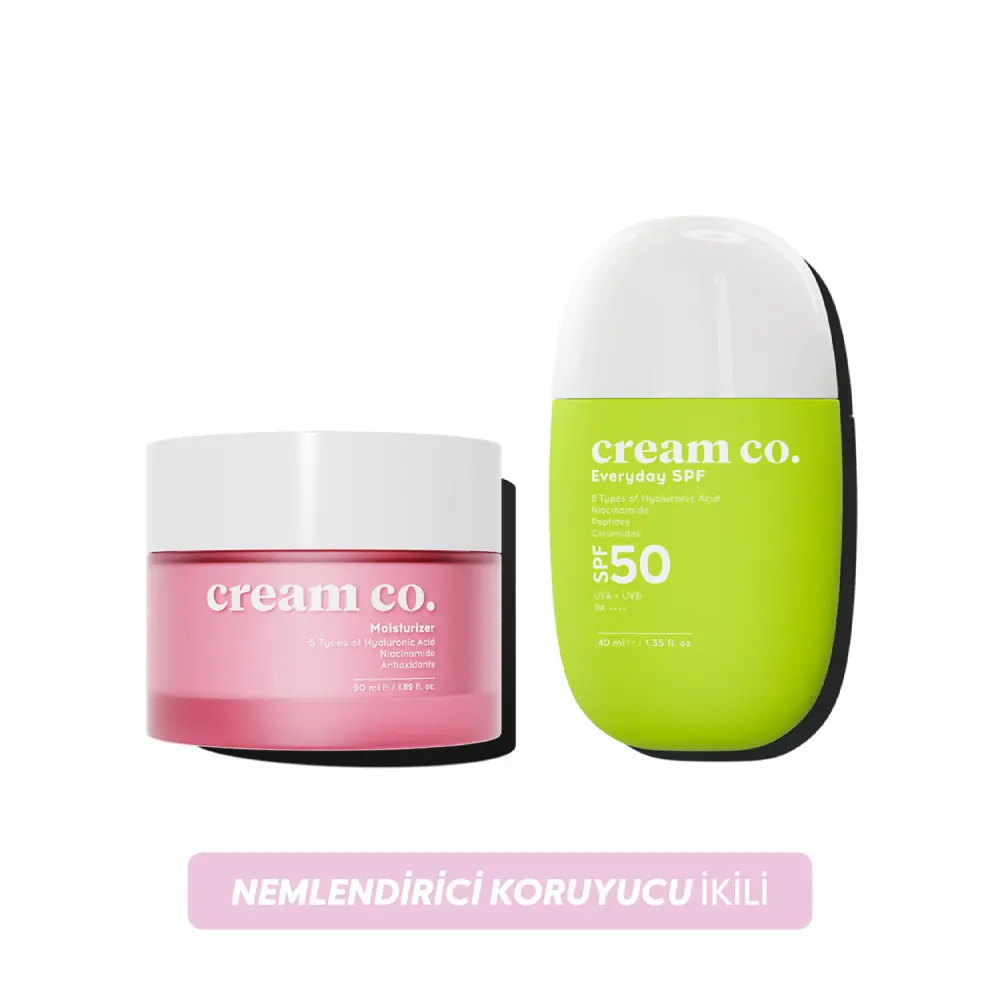 Cream Co. Nemlendirici Koruyucu İkili Set